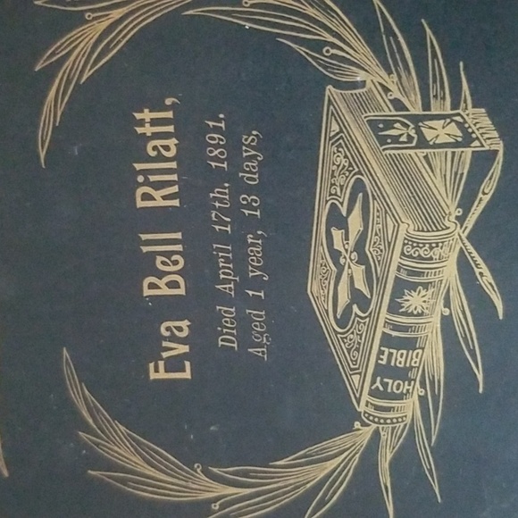 Antique Funeral Mourning Card - Picture 13 of 14